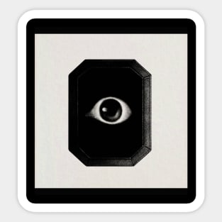 black eye stone Sticker